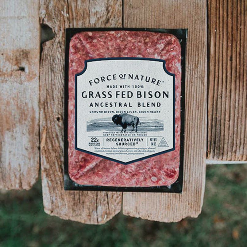 Force of Nature Grass Fed Bison Ancestral Blend