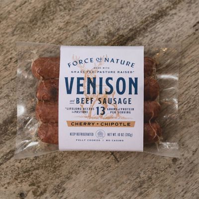 Force of Nature Venison BF Cherry Chipotle Sausage