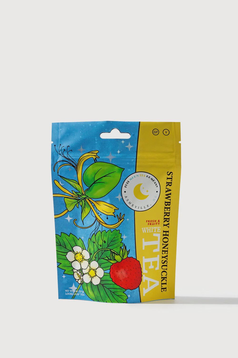 Full Moon Tea Company Strawberry Honeysuckle White Tea