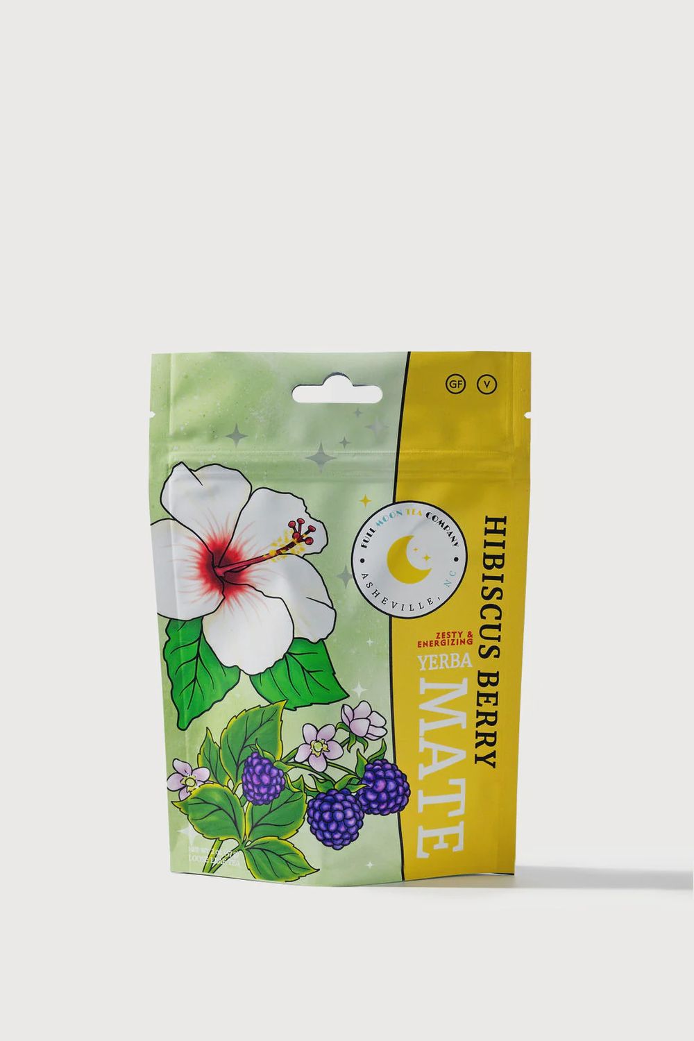 Full Moon Tea Company Hibiscus Berry Yerba Mate