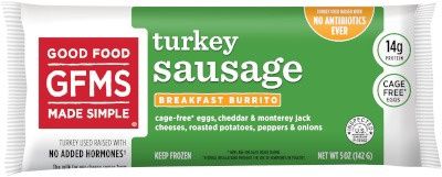 Good Food Made Simple Turkey Sausage Breakfast Burrito