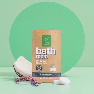 Green Llama Bathroom Cleaner Refill Lavender