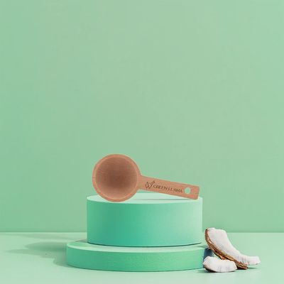 Green Llama Wooden Laundry Scoop