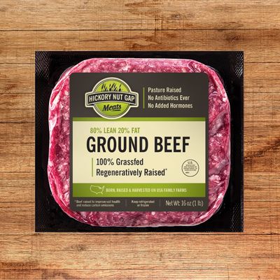 Hickory Nut Gap 100% Grass Fed 80/20 Ground Beef