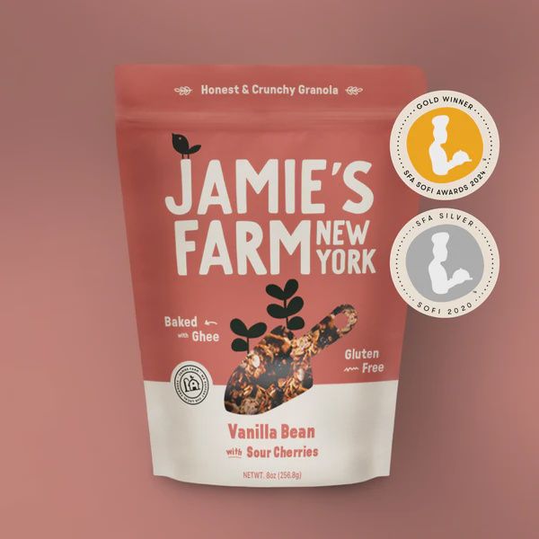 Jamie’s Farm New York Vanilla Bean wit Sour Cherries