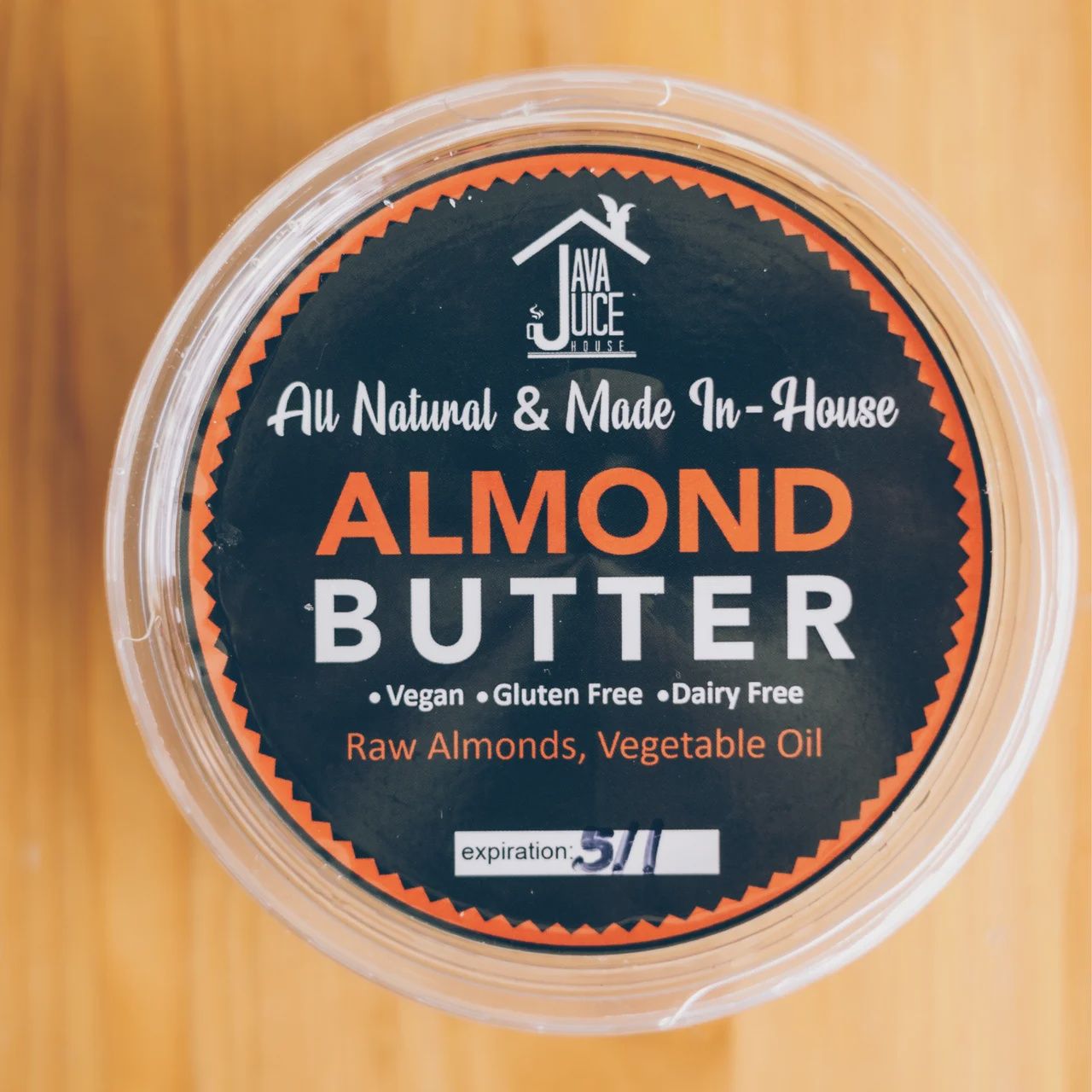 Java Juice House Almond Butter
