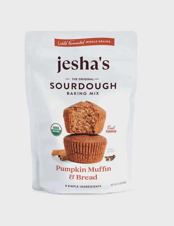 Jesha’s Original Sourdough Baking Mix Pumpkin Muffin &amp; Bread