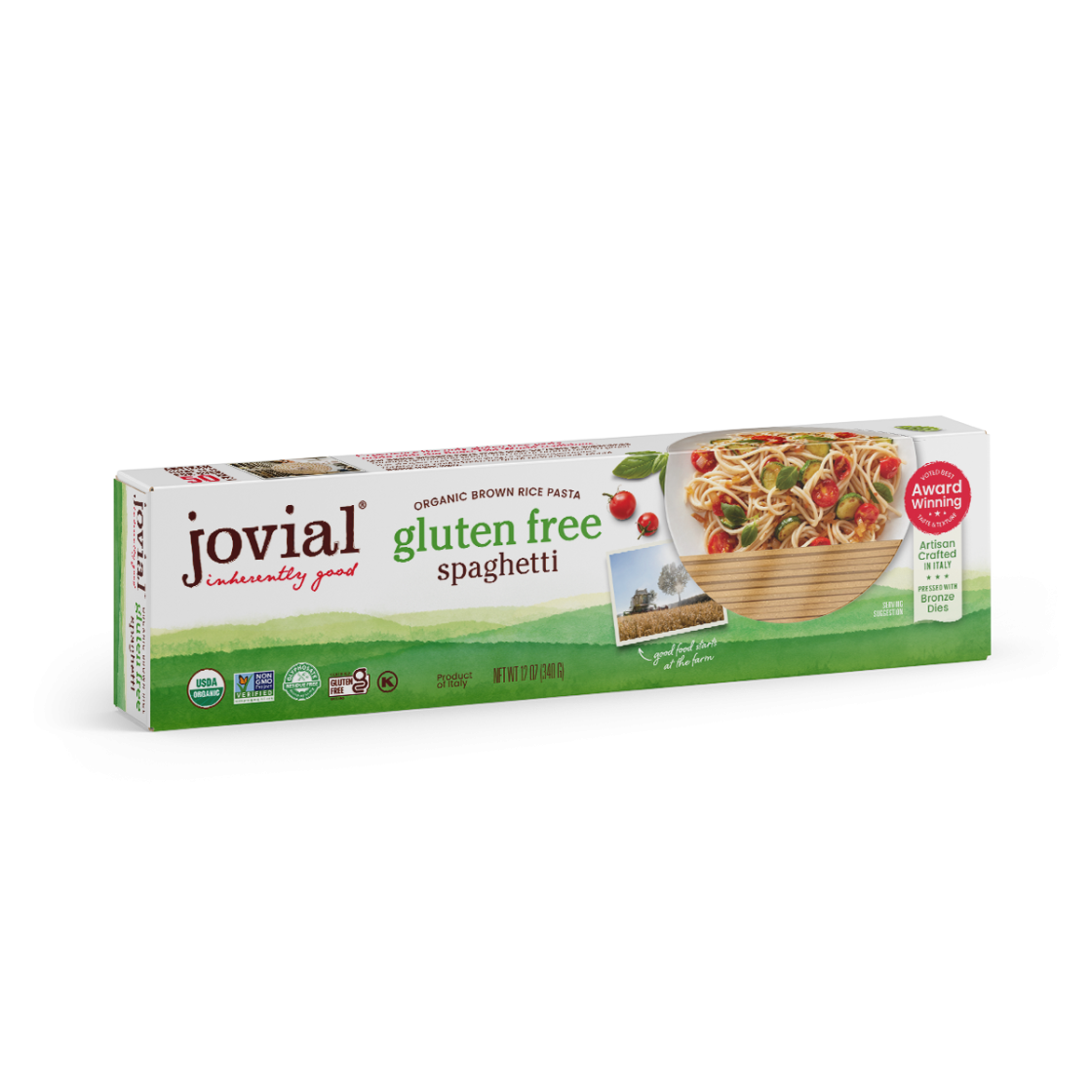 Jovial Organic Brown Rice Pasta Spaghetti - Gluten Free