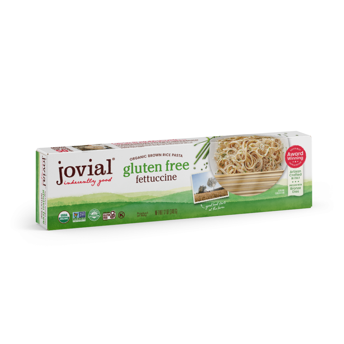 Jovial Organic Brown Rice Pasta Fettuccine - Gluten Free