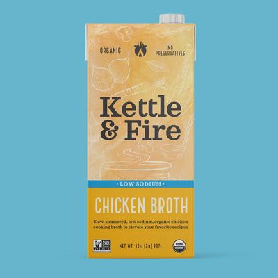 Kettle & Fire Cooking Broth Chicken Low Sodium