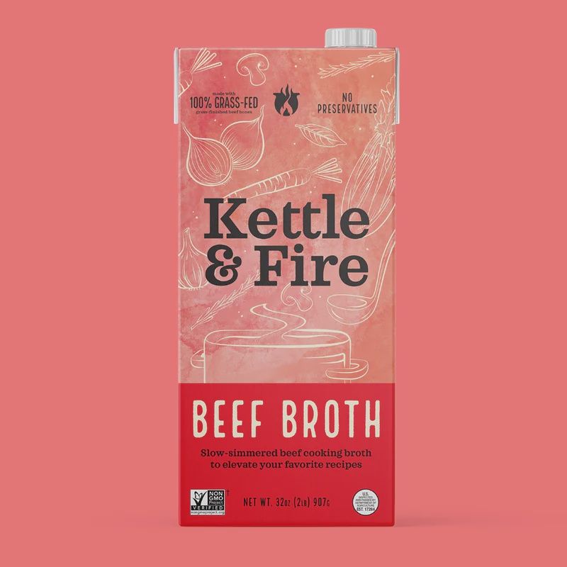 Kettle &amp; Fire Beef Broth - Cooking