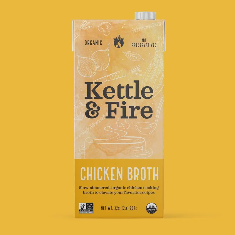 Kettle &amp; Fire Chicken Broth - Cooking