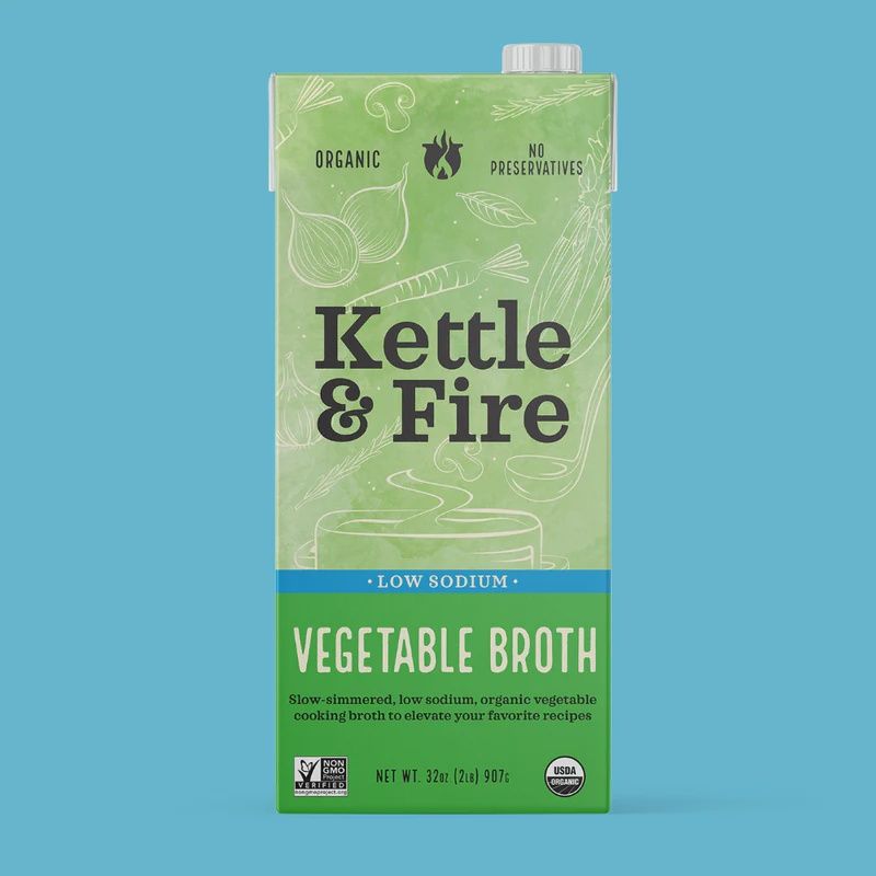 Kettle &amp; Fire Vegetable Broth Cooking