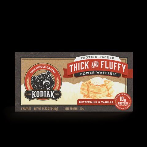 Kodiak Thick and Fluffy Buttermilk &amp; Vanilla Power Waffles