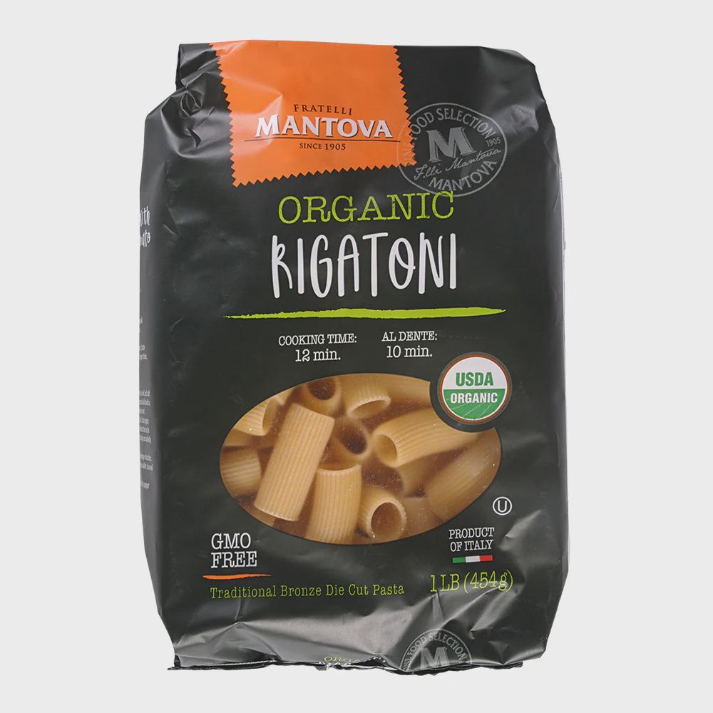 Mantova Organic Rigatoni Pasta