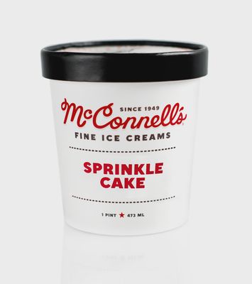 McConnell's Fine Ice Cream Sprinkle Cake