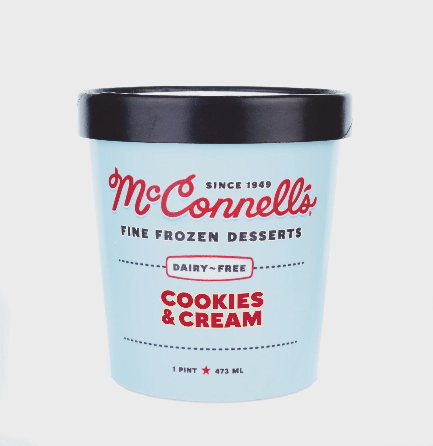 McConnells Fine Frozen Desserts Dairy Free - Cookies & Cream