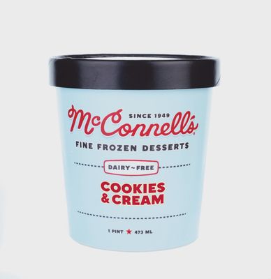 McConnells Fine Frozen Desserts Dairy Free - Cookies & Cream