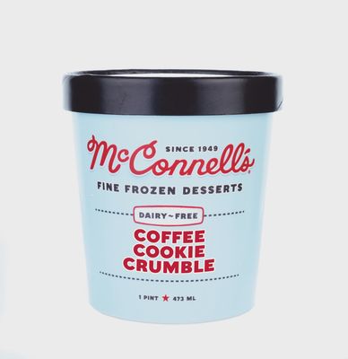 McConnells Fine Ice Cream Dairy Free Coffee Cookie Crumble