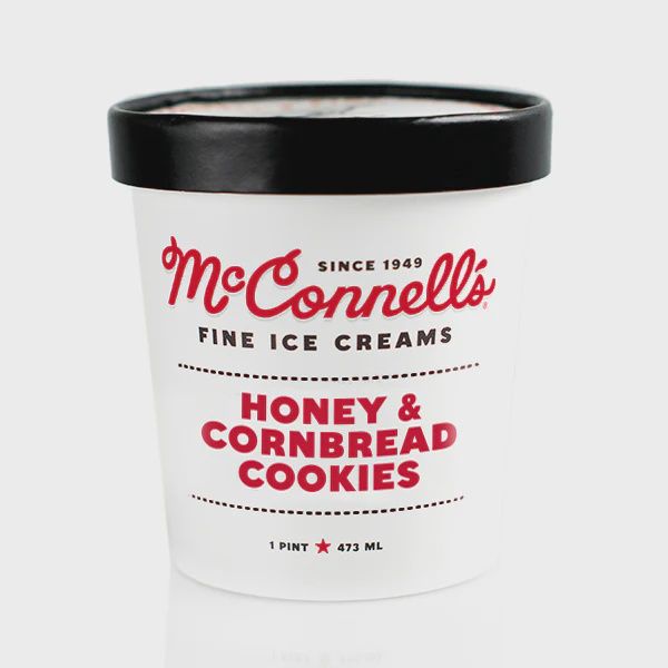 Mcconnells Fine Ice Cream Honey & Cornbread