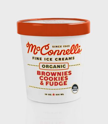 McConnells Fine Ice Cream Organic - Brownies Cookies & Fudge