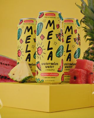 Mela Watermelon Water - Pineapple 4pk
