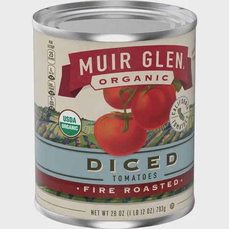 Muir Glen Organic Diced Tomatoes Fire Roasted - 28oz