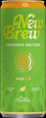 New Brew Euphoric Seltzer Mango