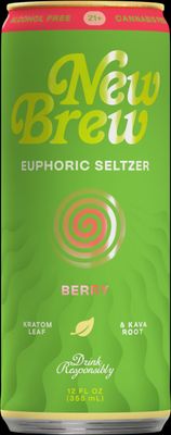 New Brew Euphoric Seltzer Berry