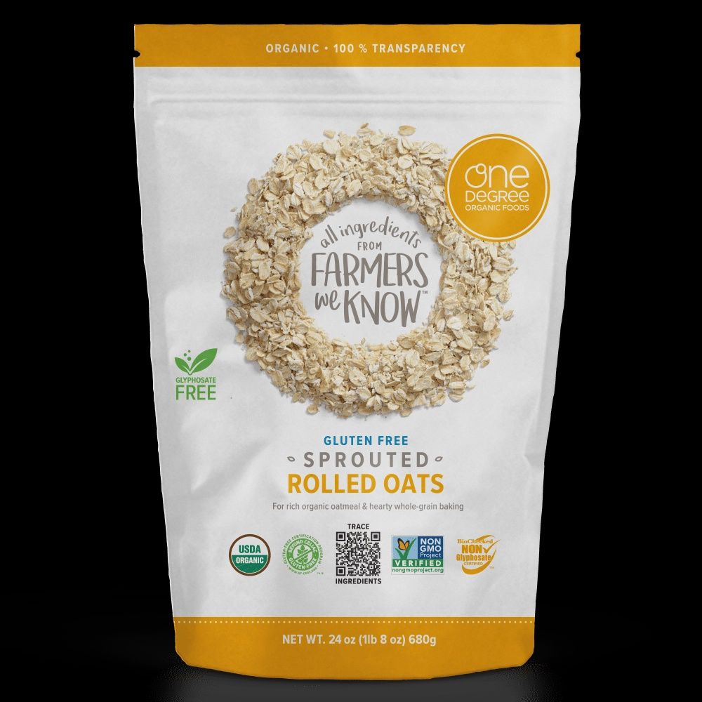 One Degree Rolled Sprouted Oats Organic