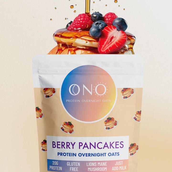 Ono Berry Pancakes Overnight Oats