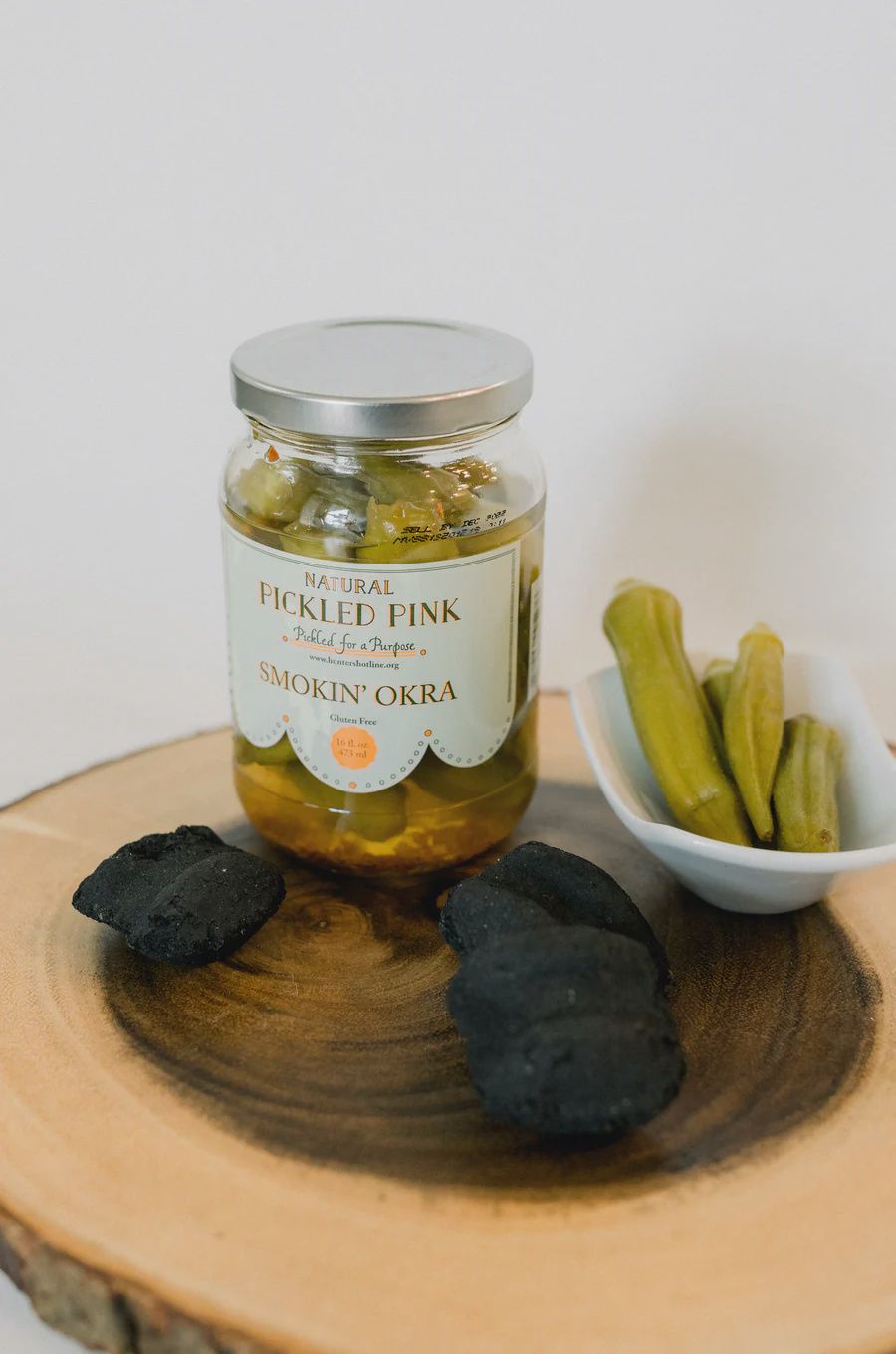 Pickled Pink Smokin’ Okra Pickled Pink Smokin’ Okra