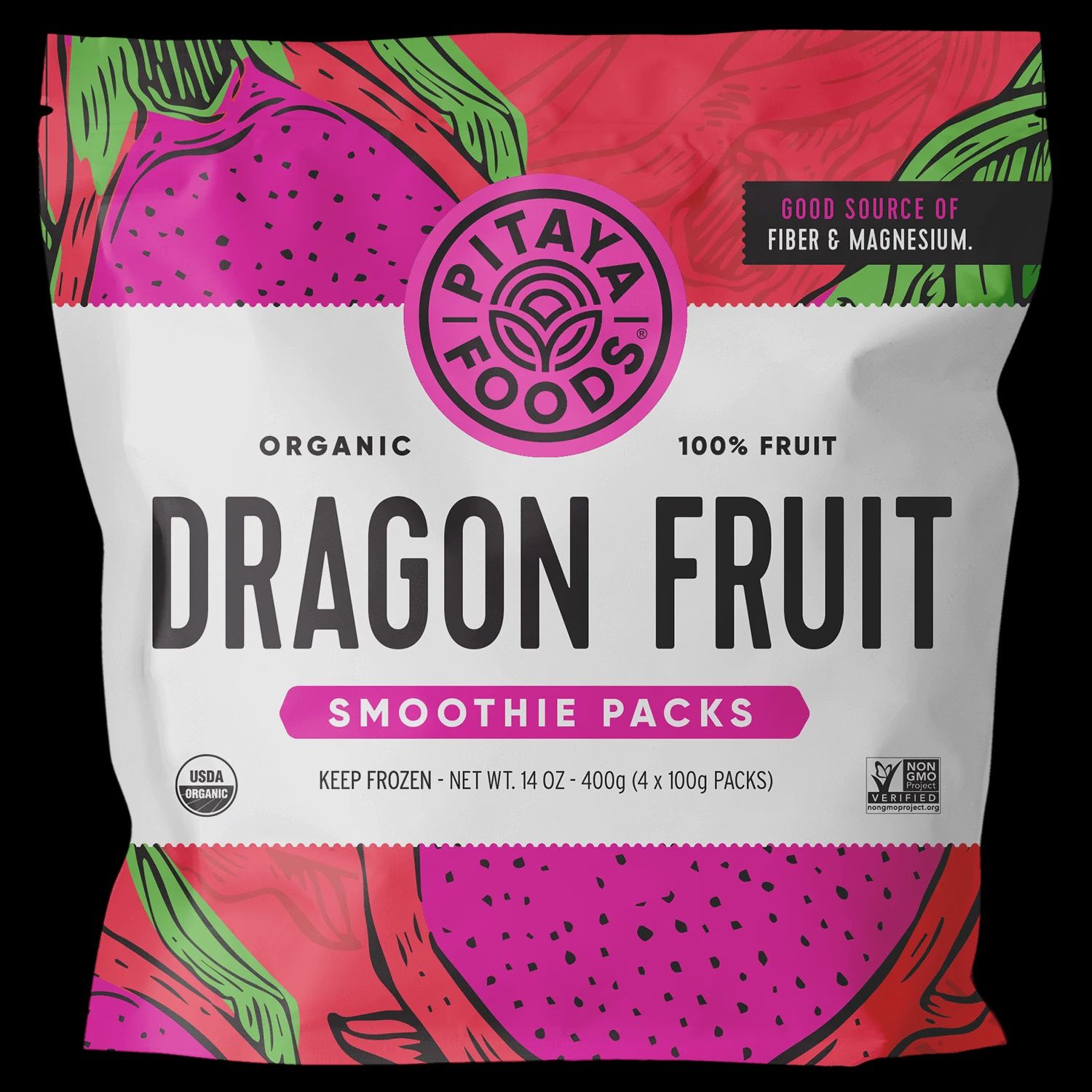 Pitaya Foods Dragon Fruit Smoothie Packs