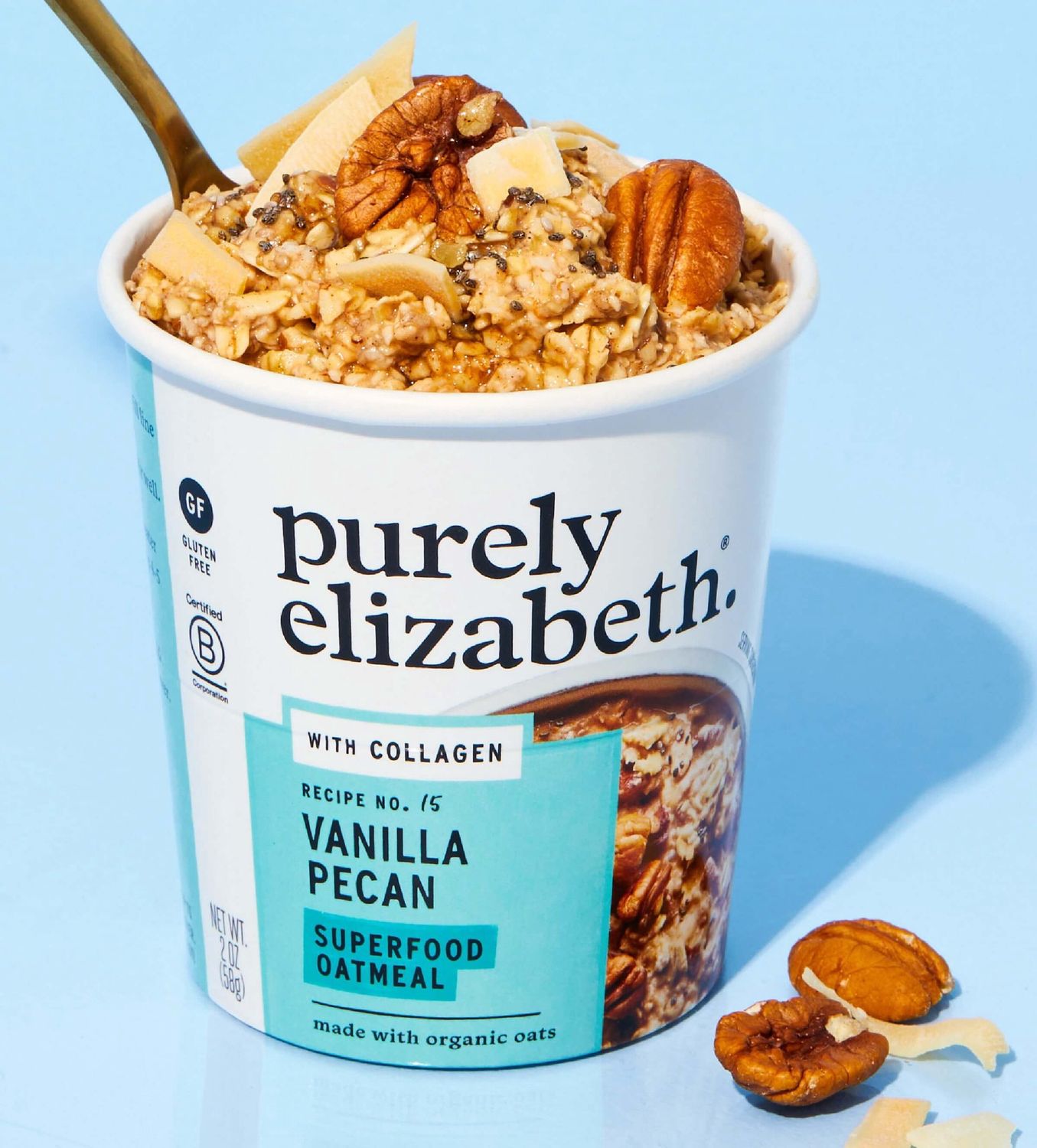Purely Elizabeth Superfood Oatmeal Vanilla Pecan with Collagen