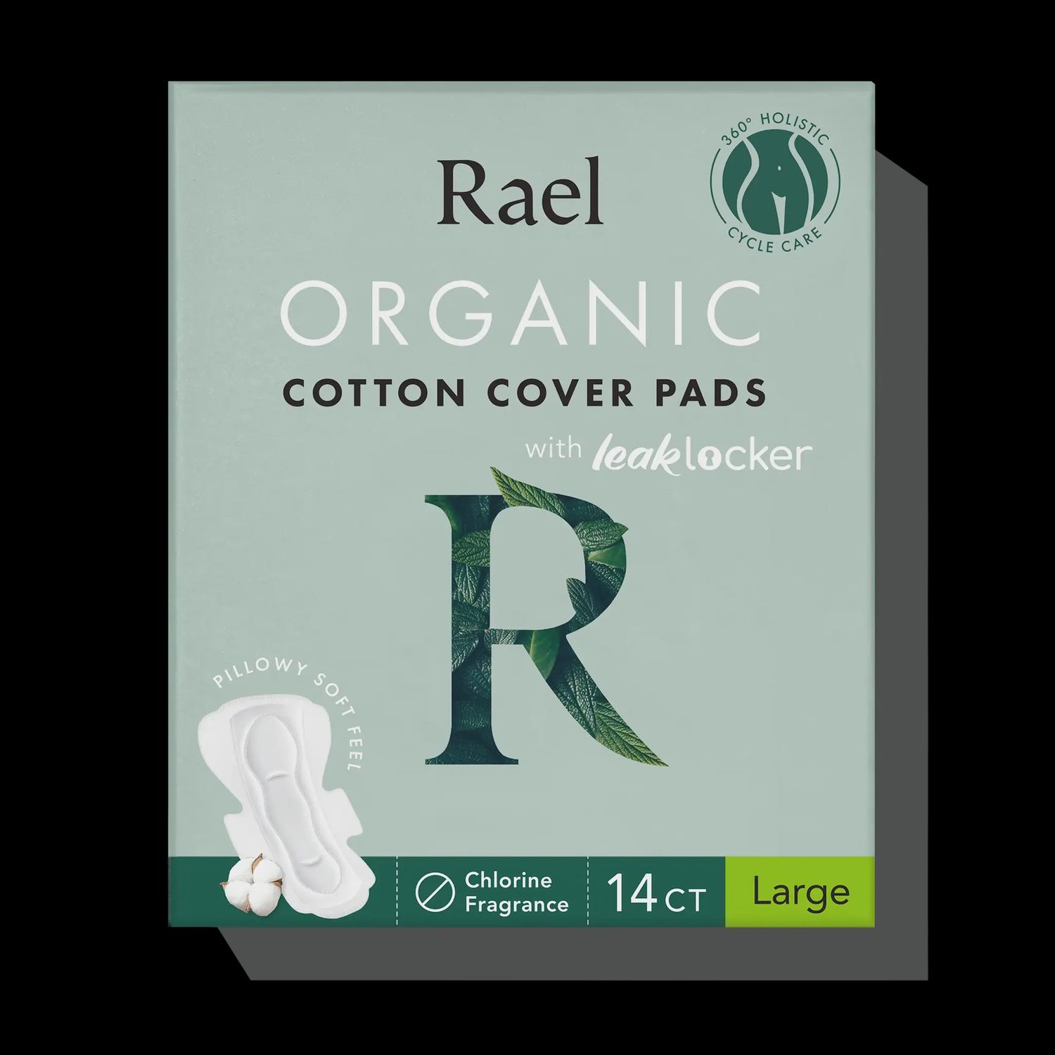Rael Organic Cotton Cover Pads - Large