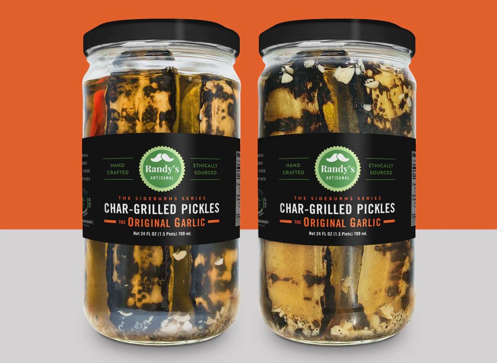 Randy’s Artisanal Char-Grilled Pickles The Original Garlic