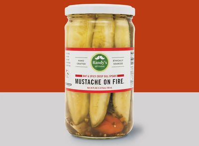 Randys Artisanal Mustache on Fire Dill Spear