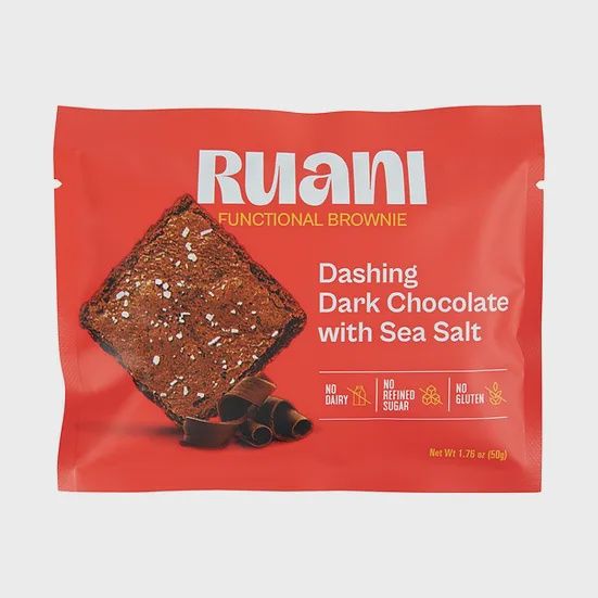Ruani Funtional Brownie Dashing Dark Chocolate with Sea Salt