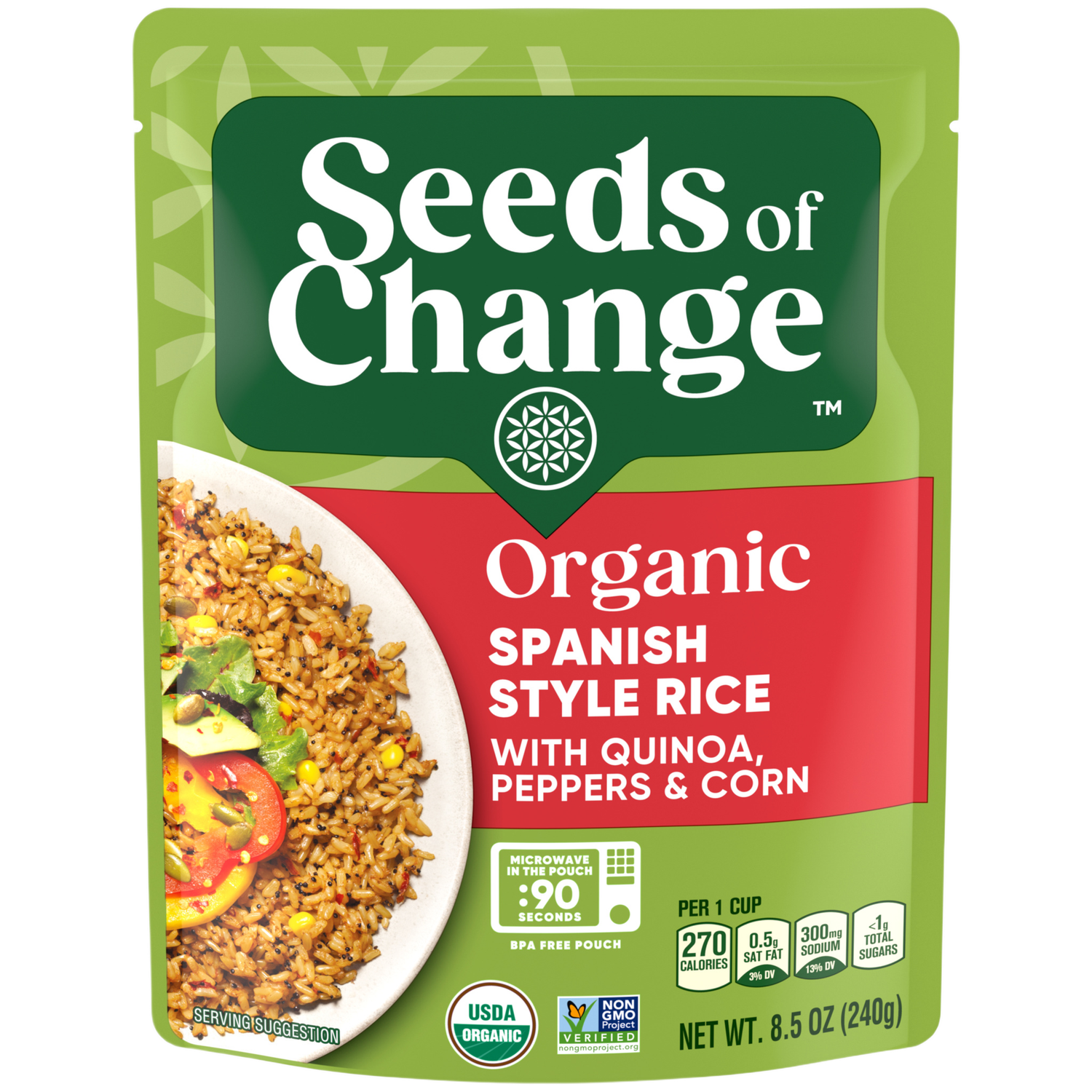 Seeds of Change Organic Spanish Style Rice with Quinoa
