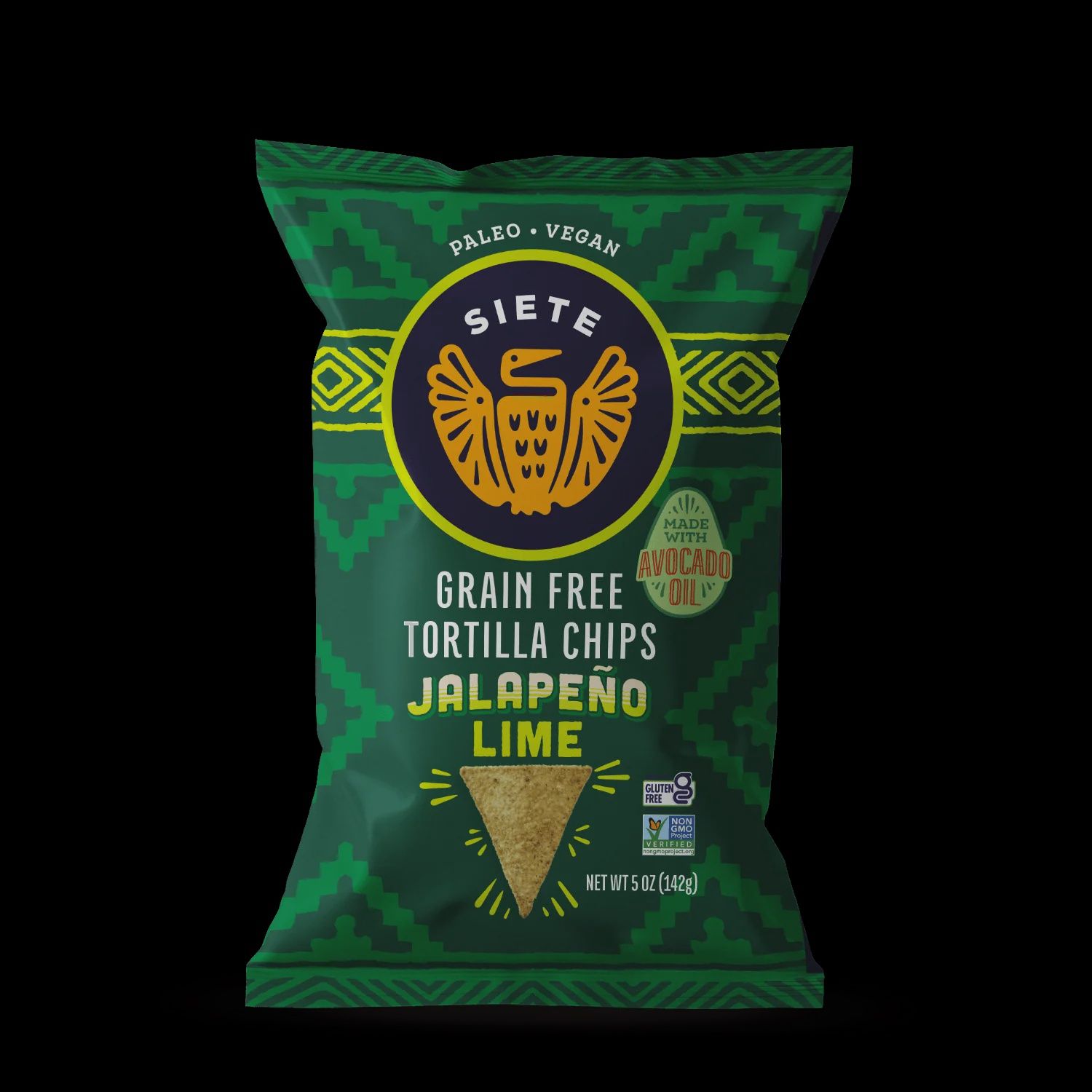 Siete Grain Free Tortilla Chips Jalapeño Lime