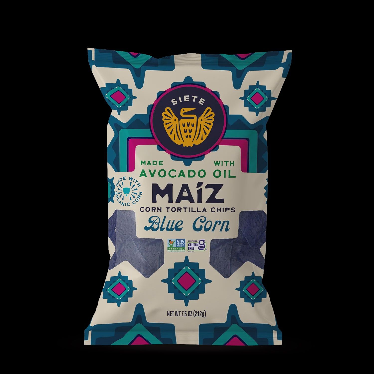 Siete Maiz Blue Corn Totopos Tortilla Chips