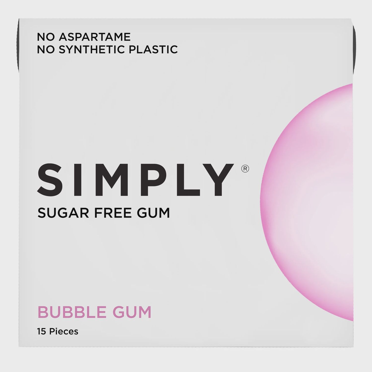 Simply Gum Bubble Gum