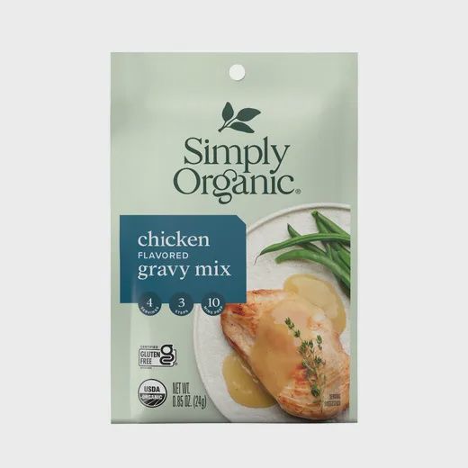 Simply Organic Chicken Flavored Gravy Mix