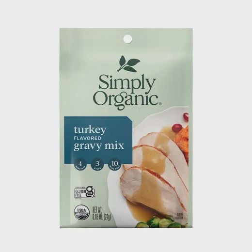 Simply Organic Turkey Flavored Gravy Mix