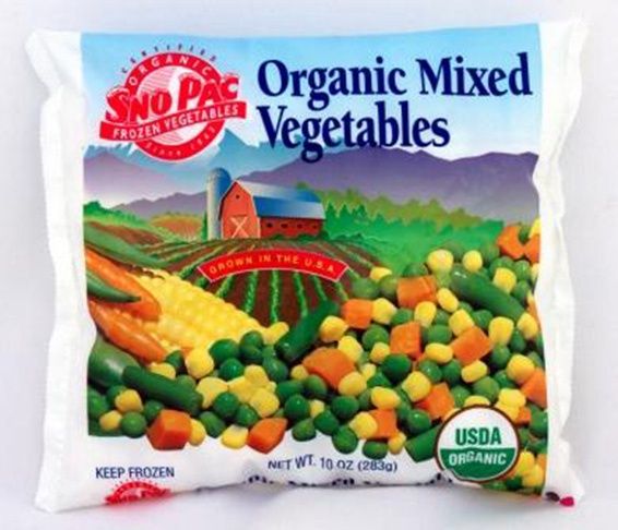 Sno Pac Organic Mixed Vegetables