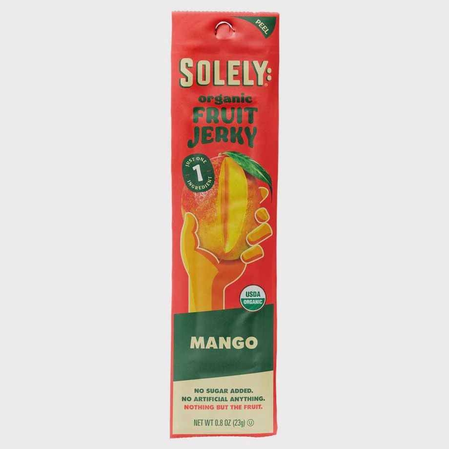Solely Fruit Jerky One Whole Organic Mango