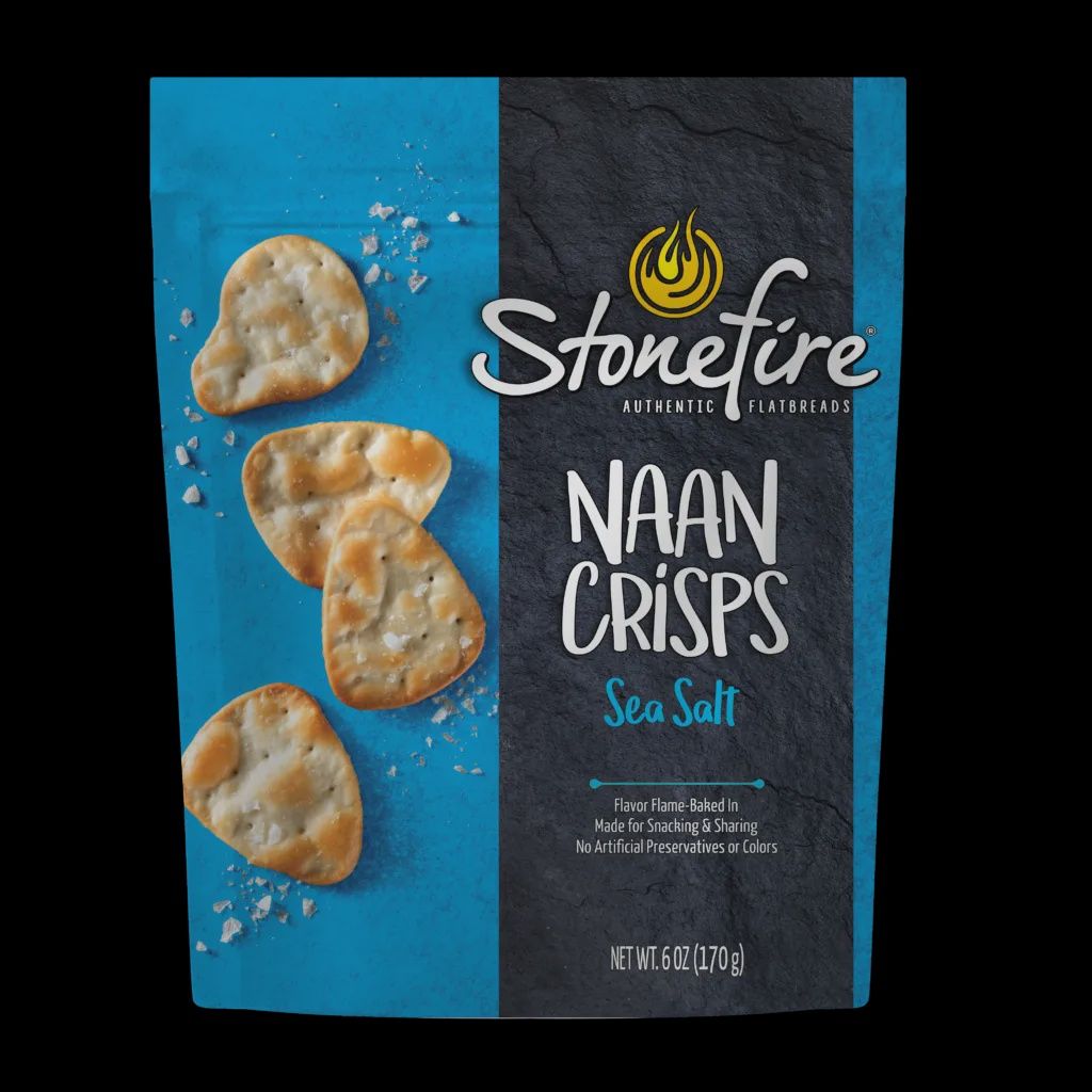 Stonefire Naan Crisps Sea Salt