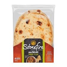 Stonefire Mini Naan Garlic