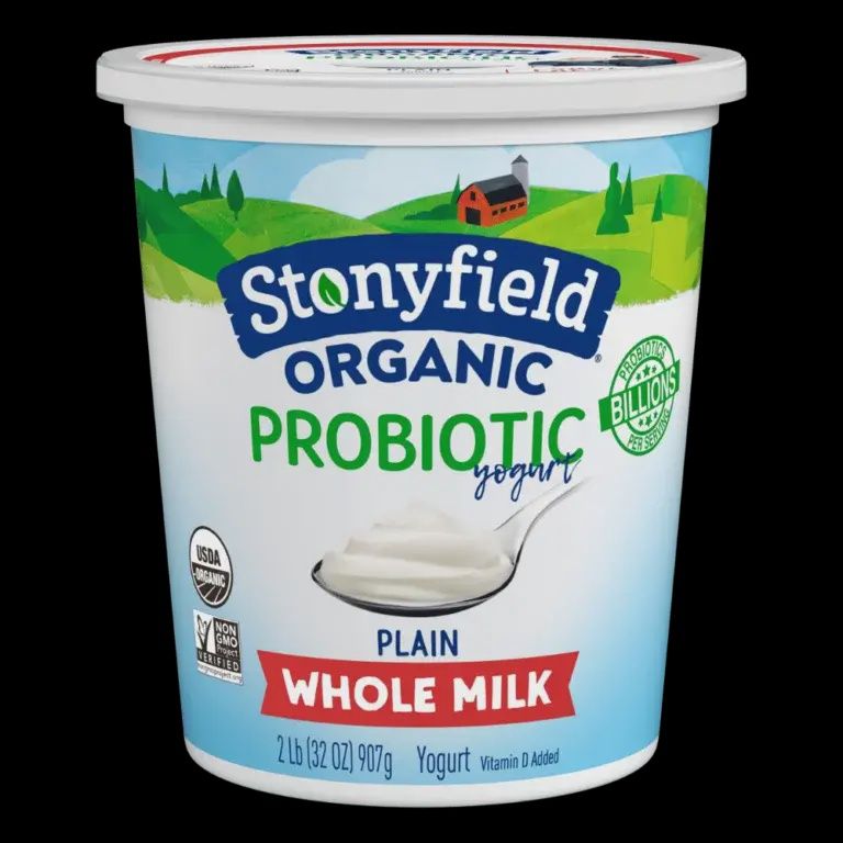 Stonyfield Organic Probiotic Yogurt Plain