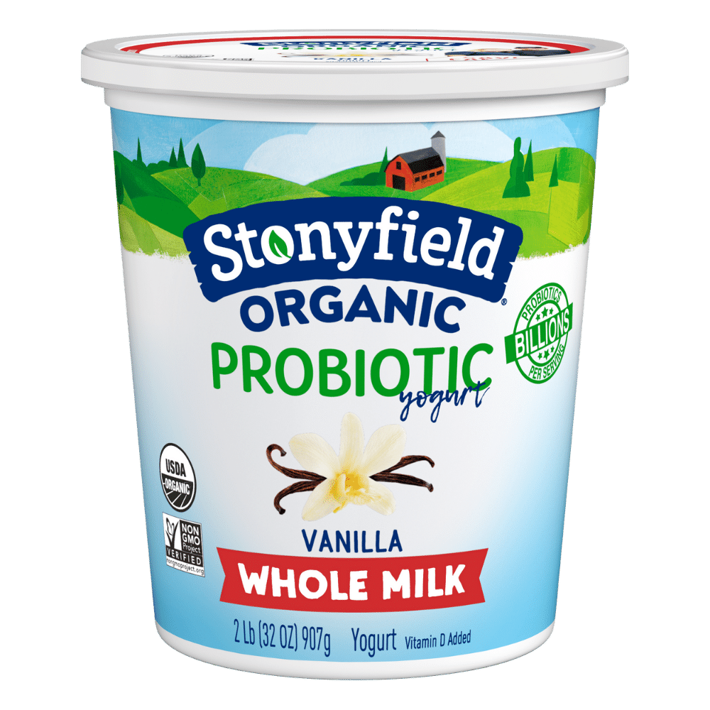 Stonyfield Organic Probiotic Yogurt Vanilla
